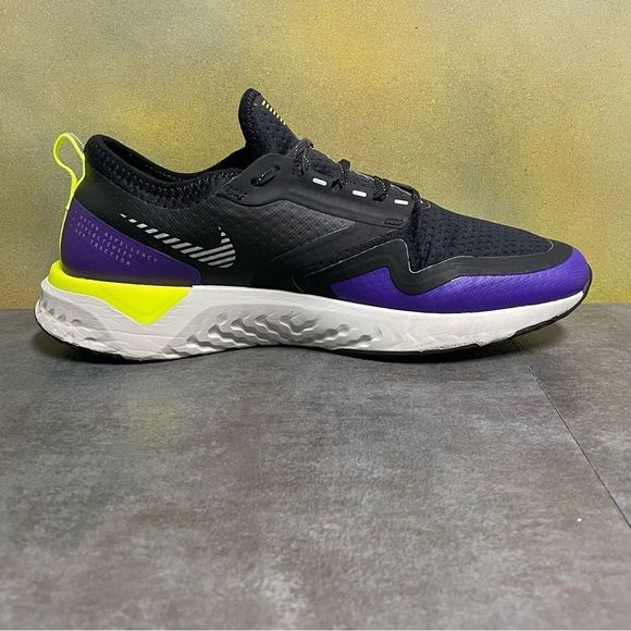 Nike Odyssey React 2 Shield BQ1672-002 Women's Black & Purple Running Shoe Sz 9M - Picture 8 of 16